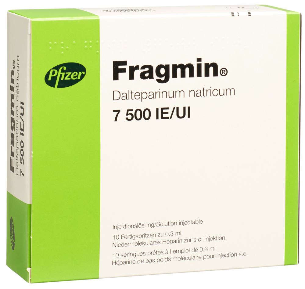Fragmin 7'500 I.E./0,3 mL, Injektionslösung
