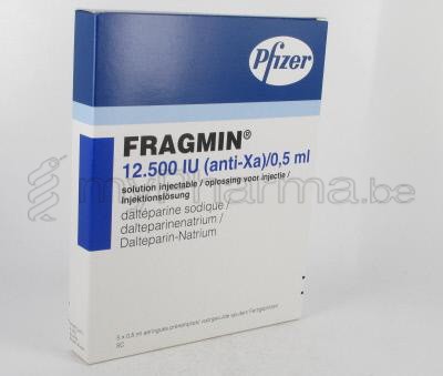 FRAGMIN sol inj 12500 UI/0.5ml 5 ser pré 0.5 ml