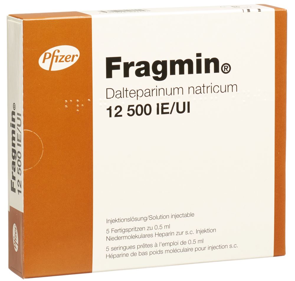 Fragmin 12'500 I.E./0,5 mL, Injektionslösung