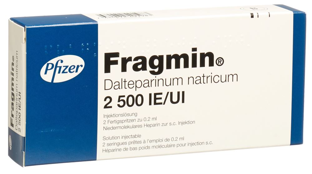 Fragmin 2'500 I.E./0.2 mL, Injektionslösung