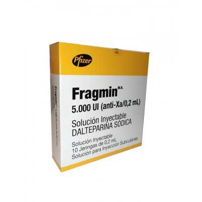 FRAGMIN sol inj 5000 UI/0.2ml 2 ser pré 0.2 ml