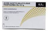 ACIDE ACETYLSALICYL Panpharma 0.5 g 20 pce