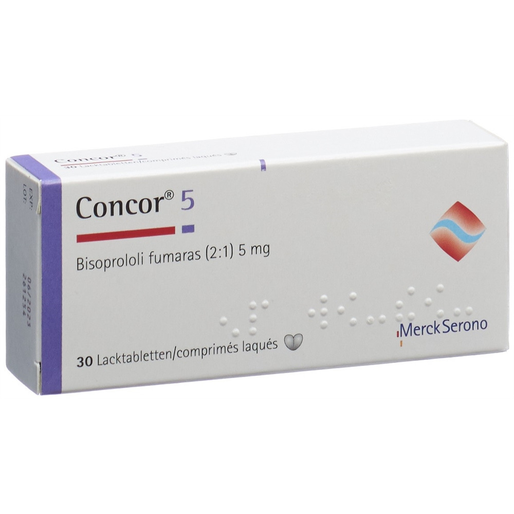 CONCOR cpr pell 5 mg 30 pce