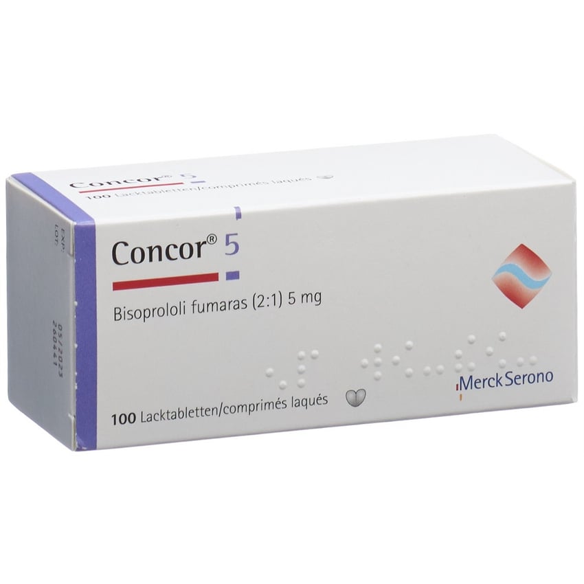 CONCOR cpr pell 5 mg 100 pce
