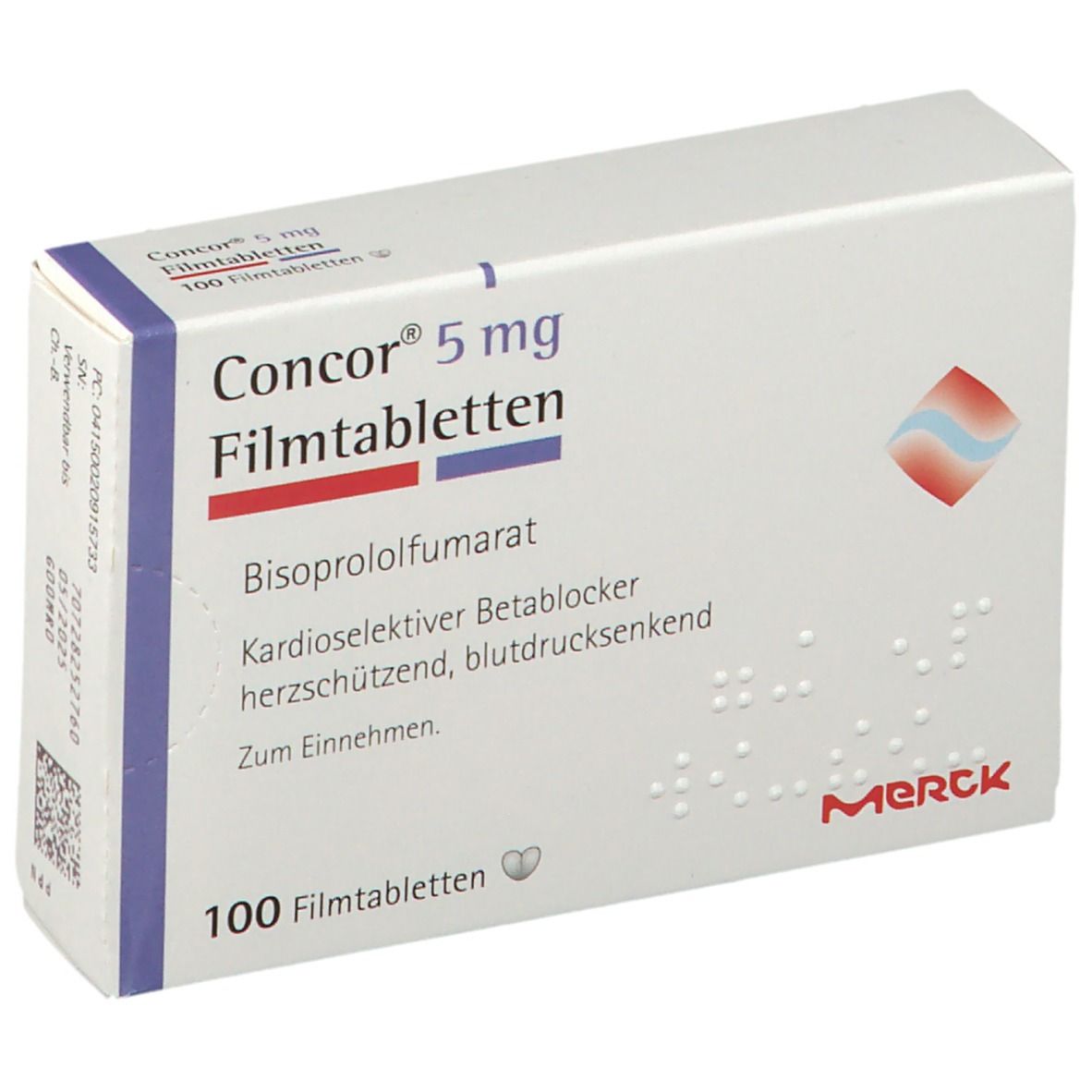 CONCOR cpr pell 5 mg 100 pce