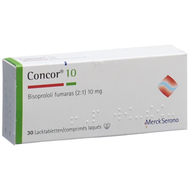 CONCOR cpr pell 10 mg 30 pce