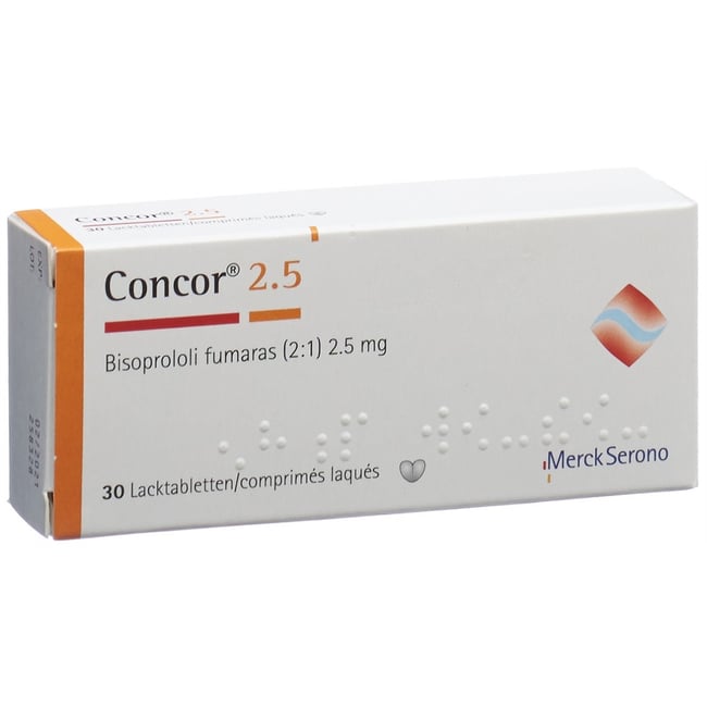 CONCOR cpr pell 2.5 mg 30 pce