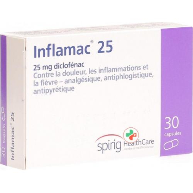 INFLAMAC caps 25 mg 30 pce