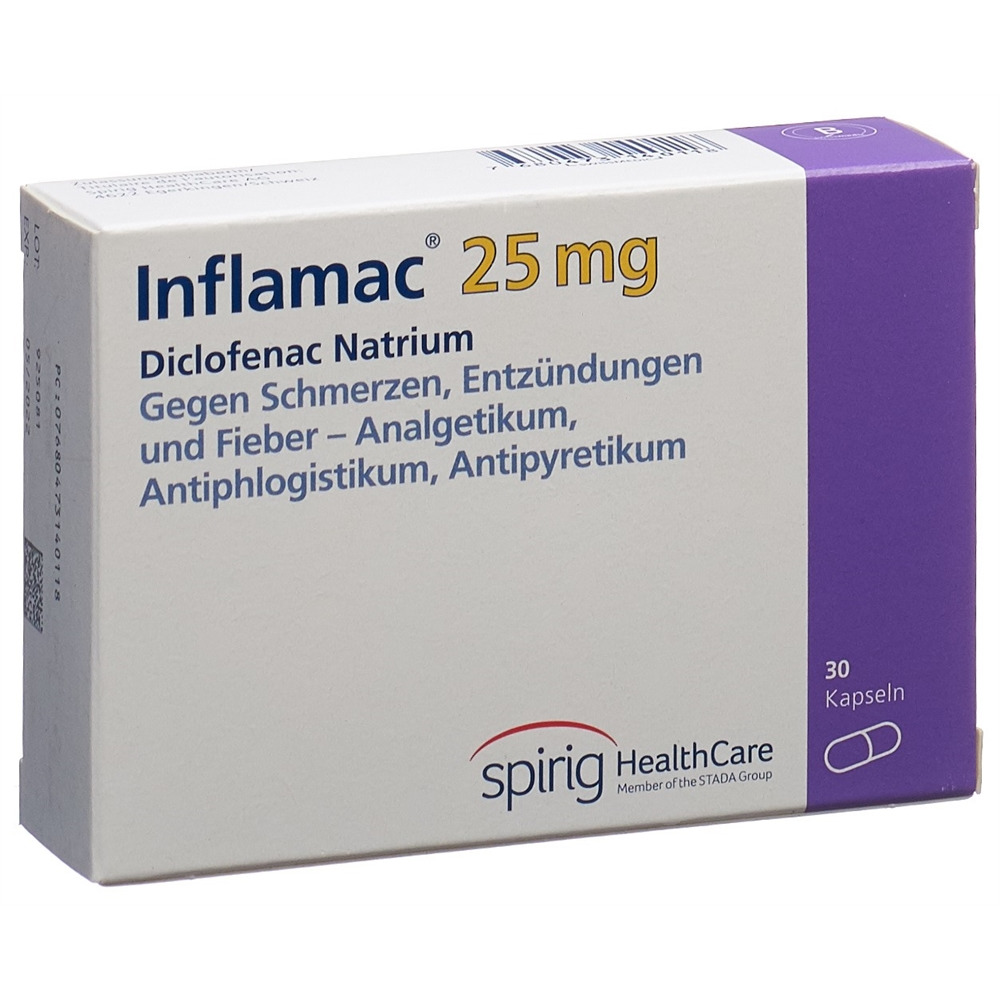 INFLAMAC caps 25 mg 30 pce