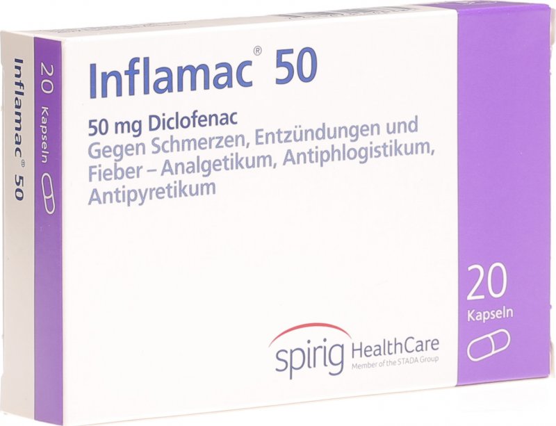 INFLAMAC caps 50 mg 20 pce
