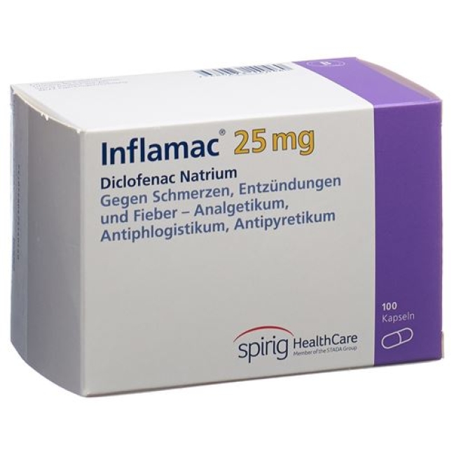 INFLAMAC caps 25 mg 100 pce