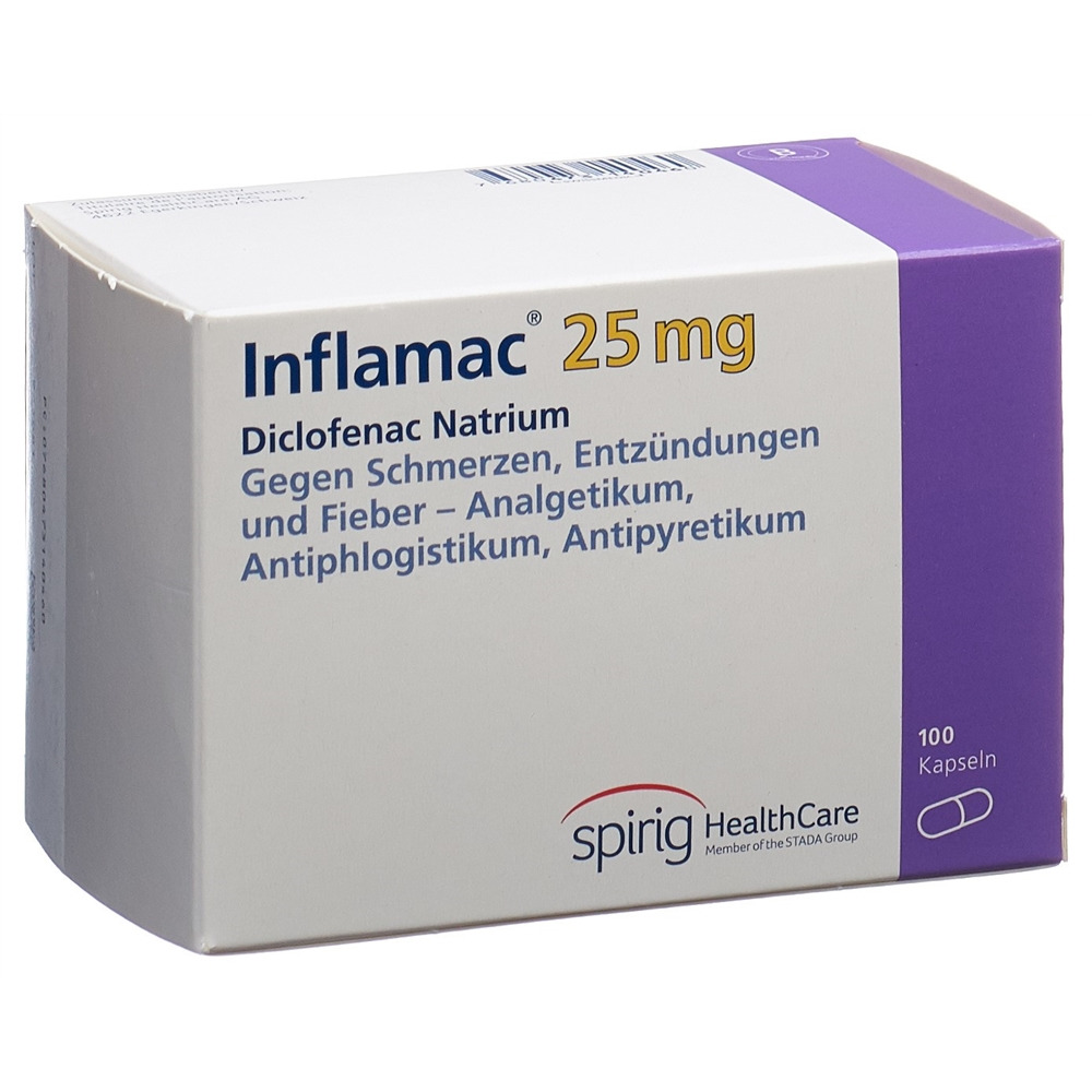 INFLAMAC caps 25 mg 100 pce