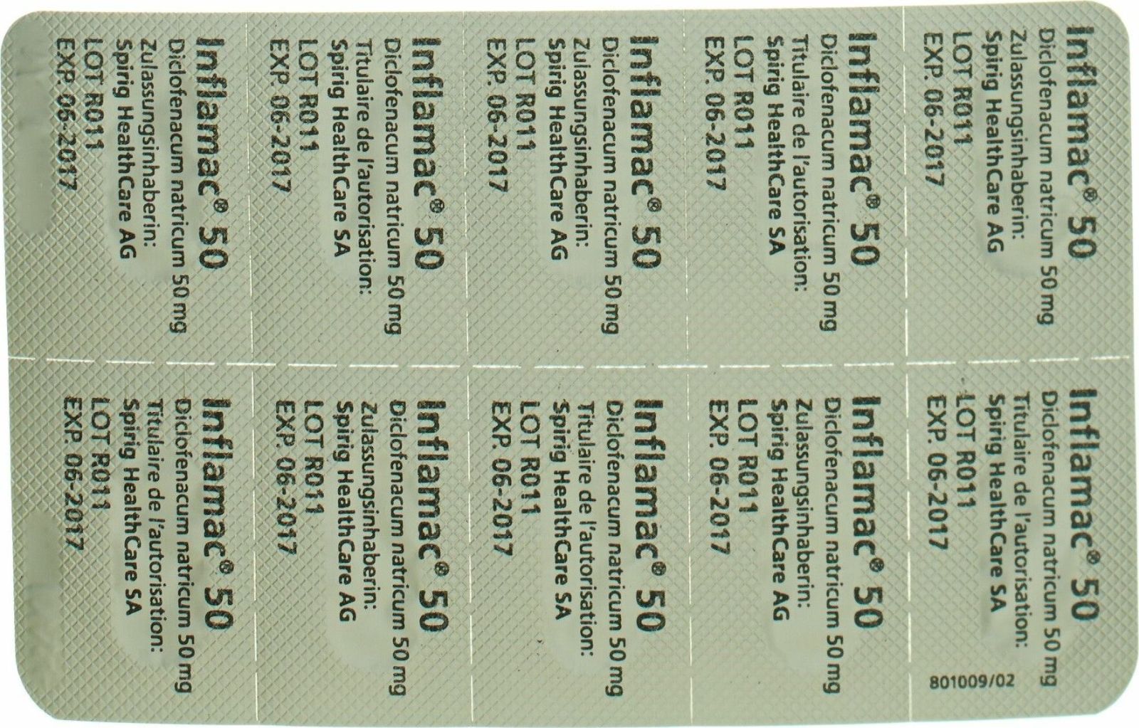 INFLAMAC caps 50 mg 100 pce