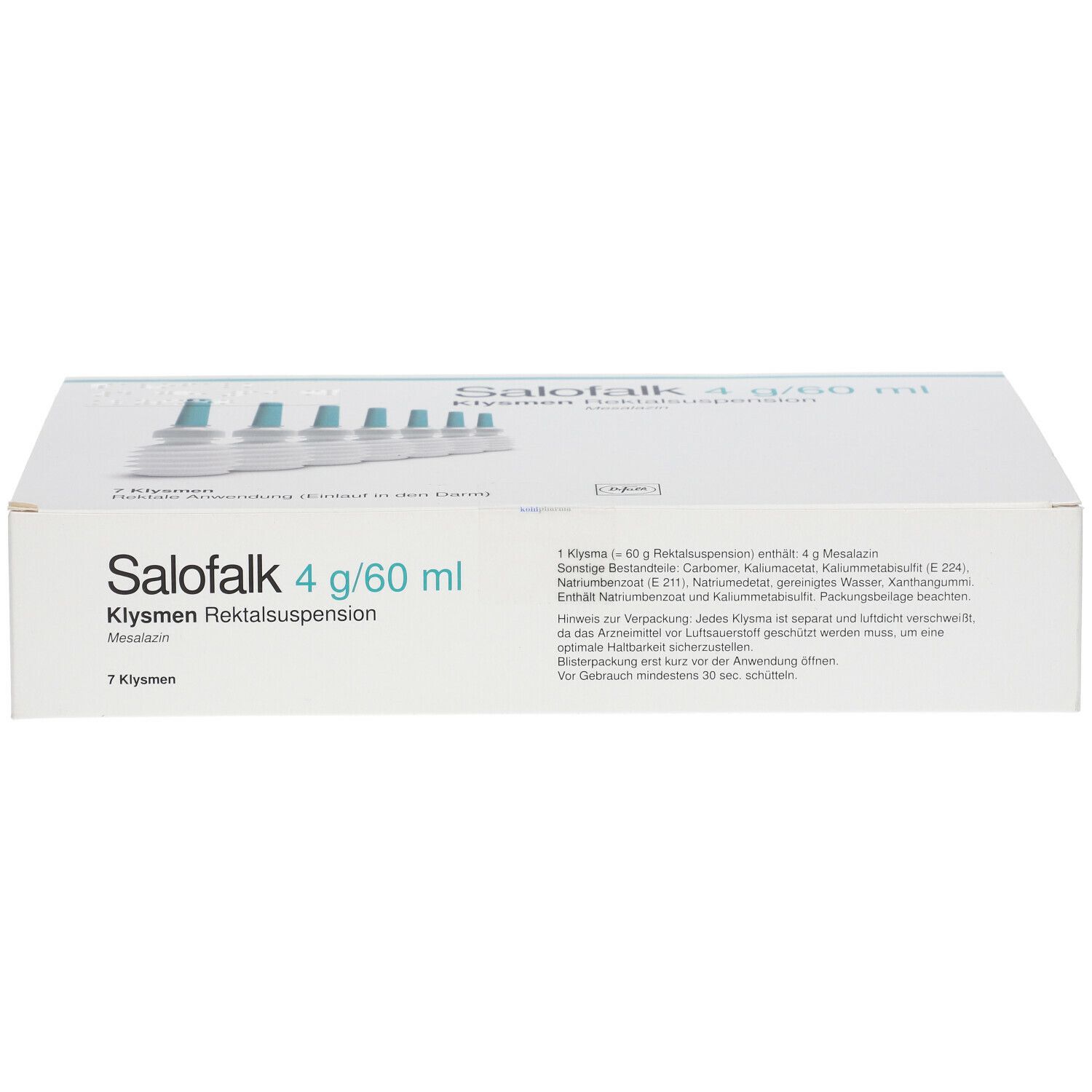 SALOFALK lavements 4 g 7 pce