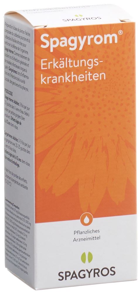 SPAGYROM Refroidissements gouttes fl 100 ml