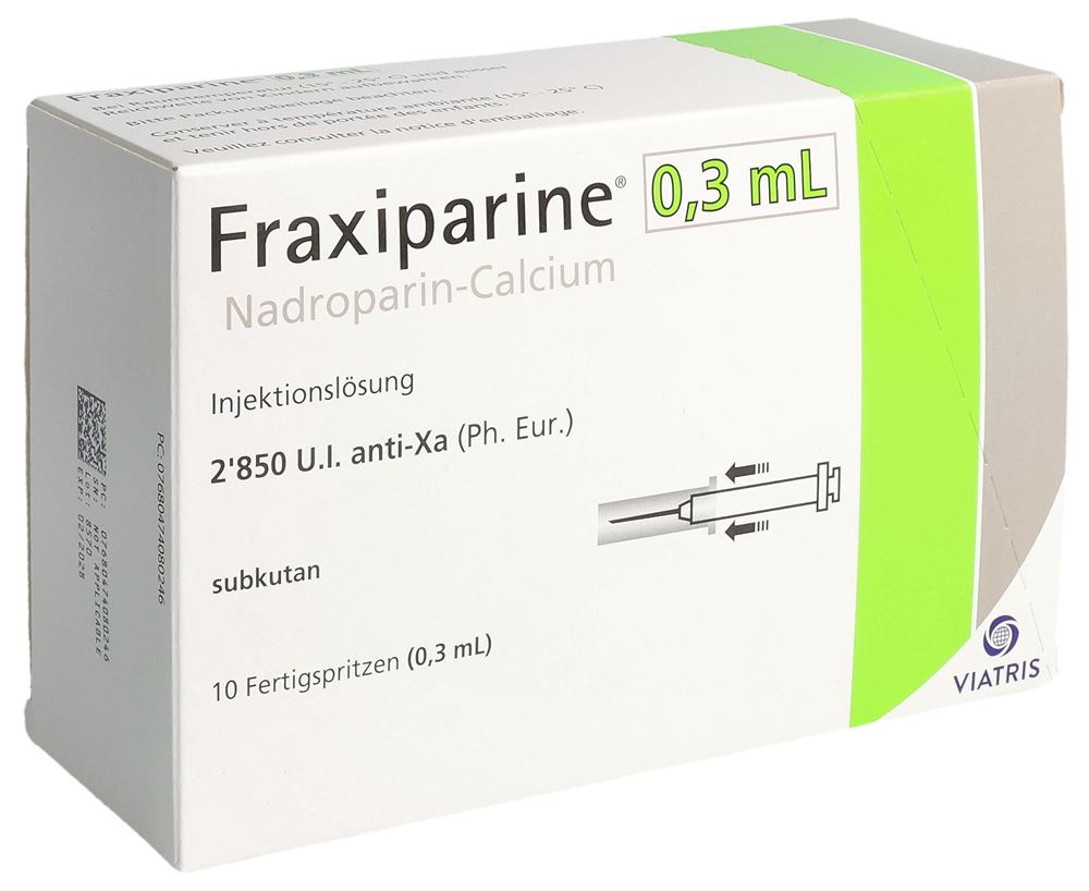 Fraxiparine 0,3 mL, Injektionslösung