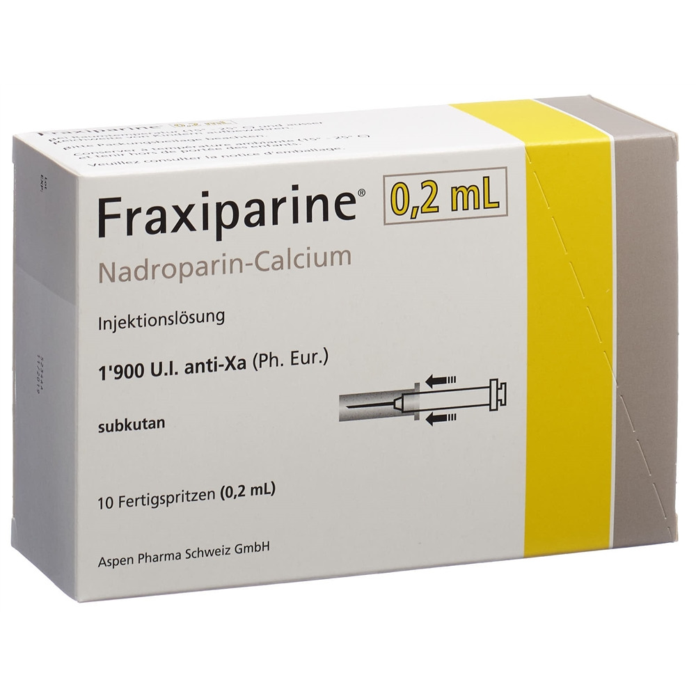 FRAXIPARINE 0.2 ml sol inj 10 ser pré 0.2 ml