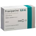 FRAXIPARINE 0.8 ml sol inj 10 ser pré 0.8 ml
