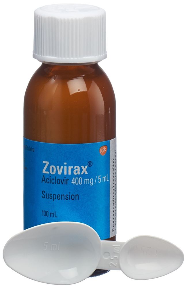 ZOVIRAX susp 400 mg/5ml fl 100 ml
