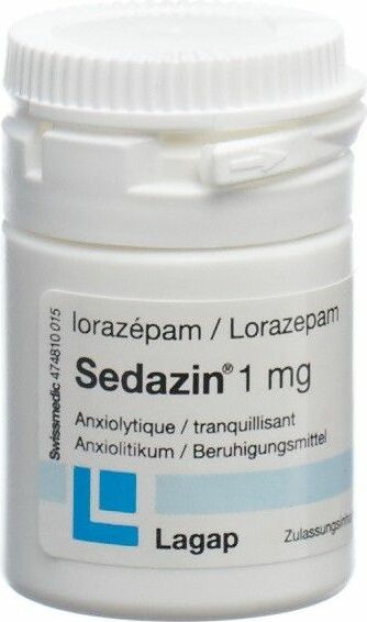 SEDAZIN cpr 1 mg bte 20 pce