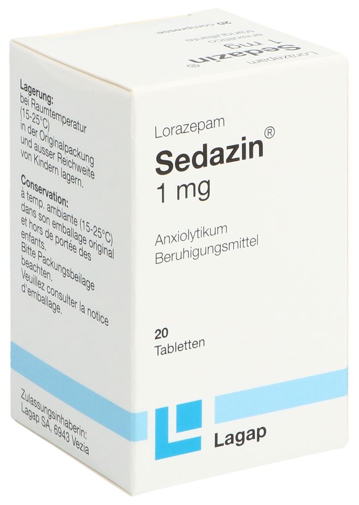 SEDAZIN cpr 1 mg 20 pce