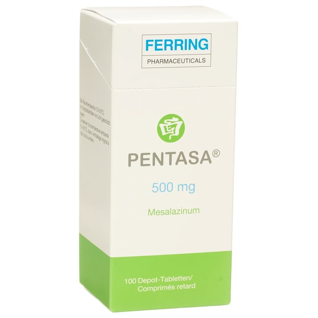 PENTASA cpr dépôt 500 mg 100 pce
