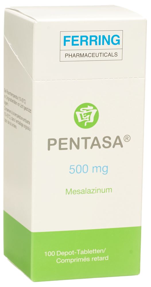 PENTASA cpr dépôt 500 mg 100 pce