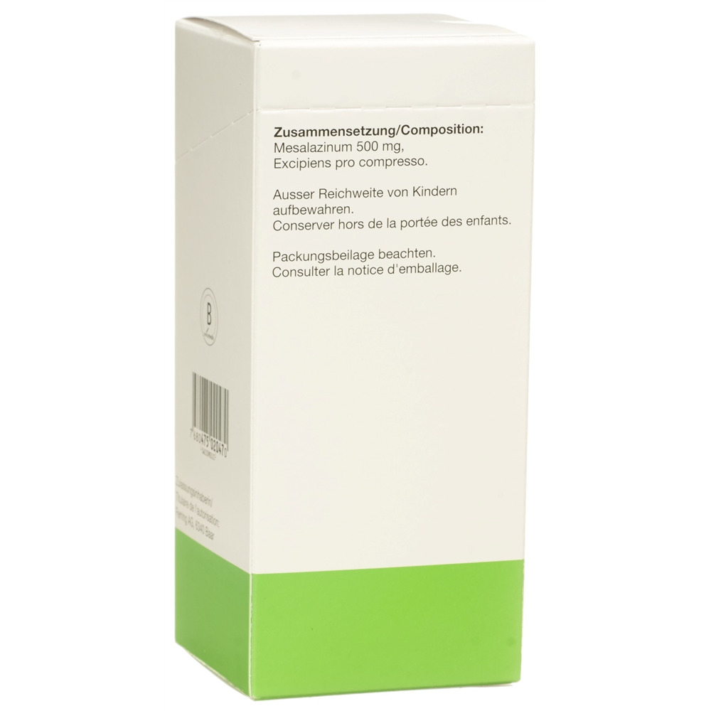 PENTASA cpr dépôt 500 mg 100 pce