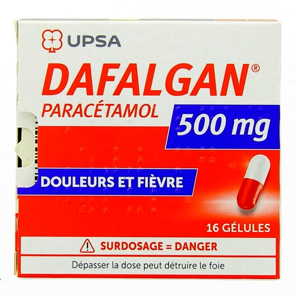 DAFALGAN cpr eff 500 mg 16 pce