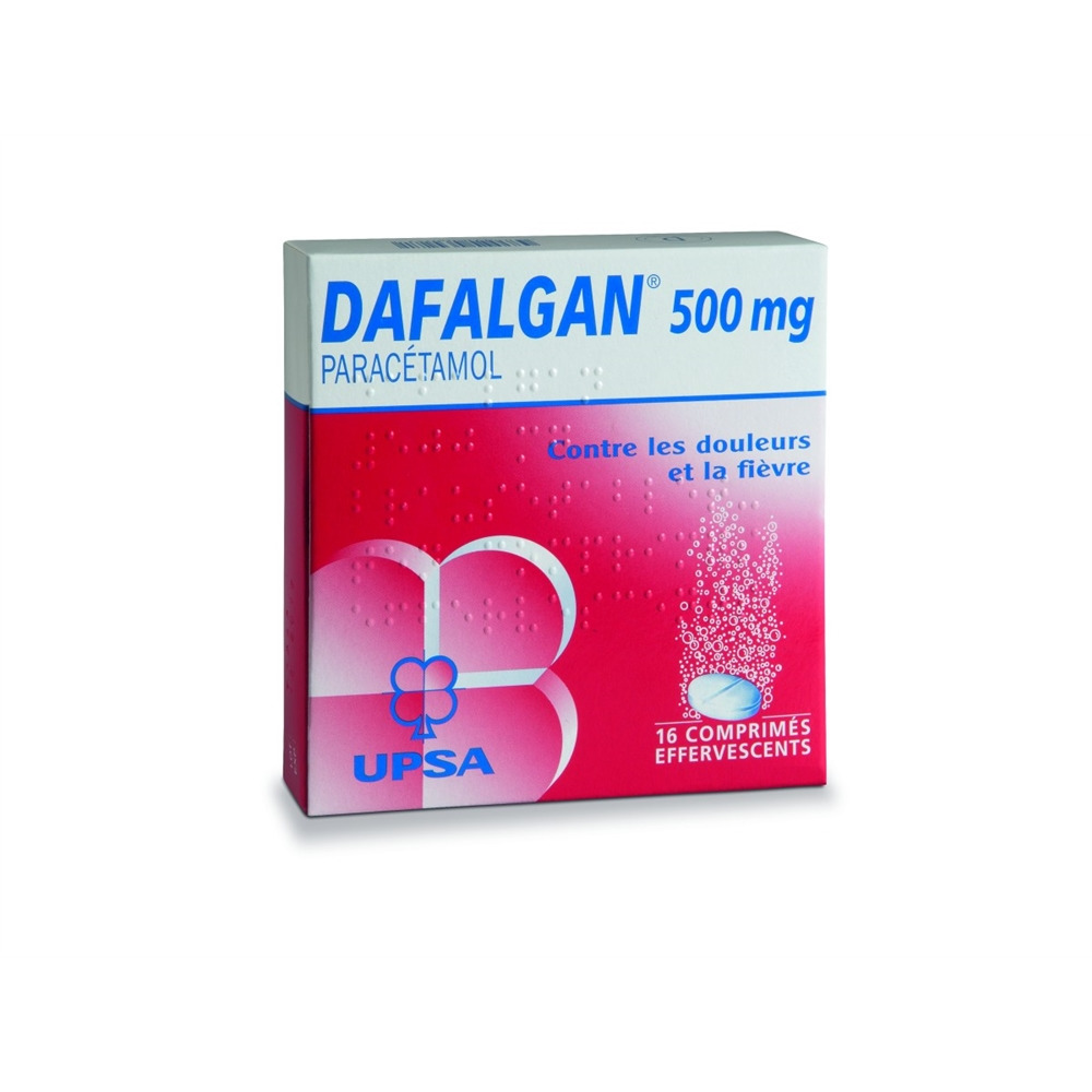 DAFALGAN cpr eff 500 mg 16 pce