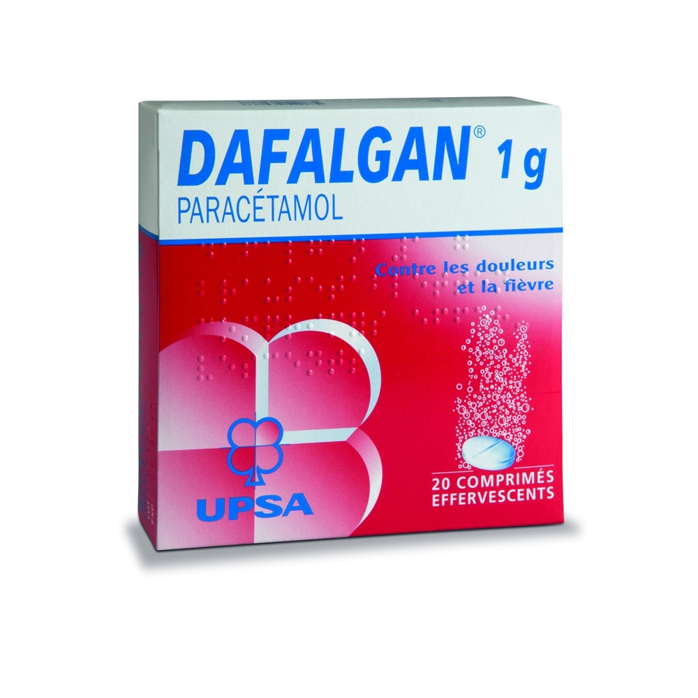 DAFALGAN cpr eff 1 g 20 pce