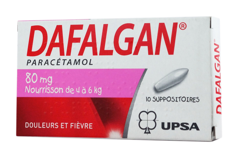 DAFALGAN supp 80 mg 10 pce