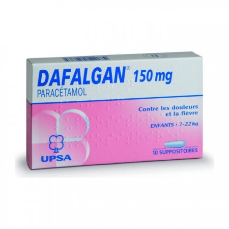 DAFALGAN supp 150 mg 10 pce