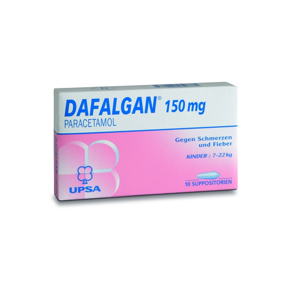 Dafalgan, Suppositorien 150 mg