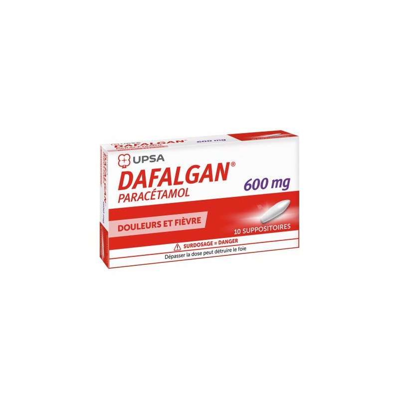 DAFALGAN supp 600 mg 10 pce