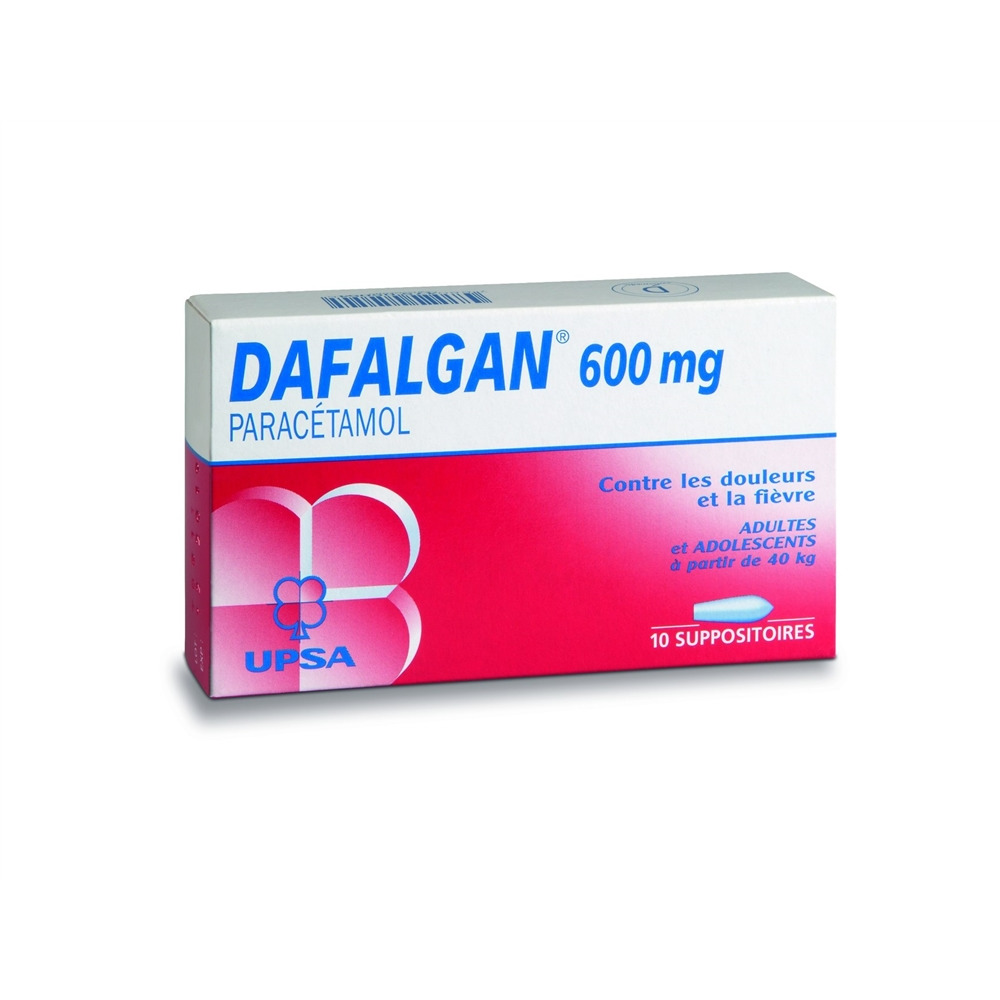 DAFALGAN supp 600 mg 10 pce