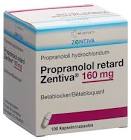 PROPRANOLOL retard Zentiva caps ret 160 mg 100 pce