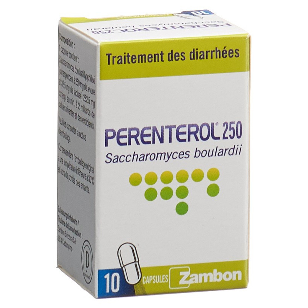 PERENTEROL caps 250 mg 10 pce