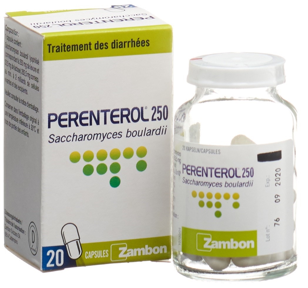 PERENTEROL caps 250 mg 20 pce