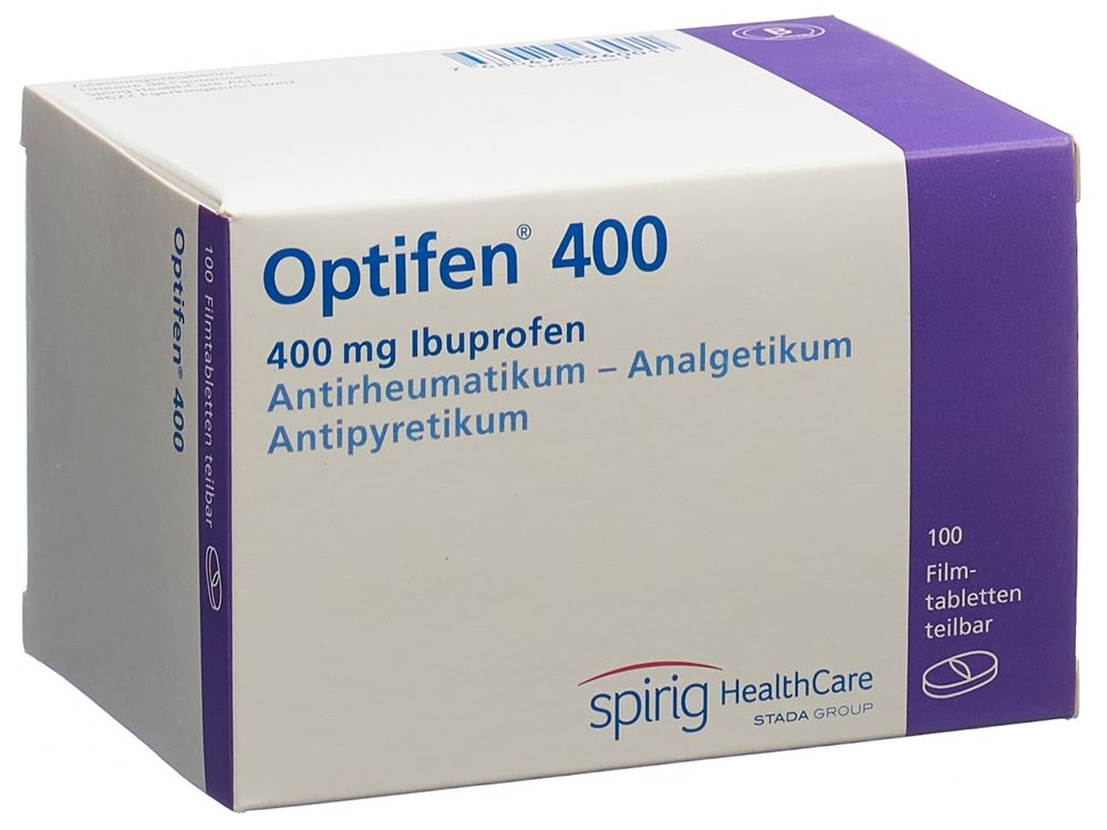 OPTIFEN cpr pell 400 mg 100 pce