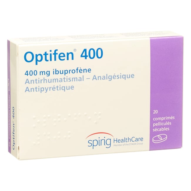 OPTIFEN cpr pell 400 mg 20 pce