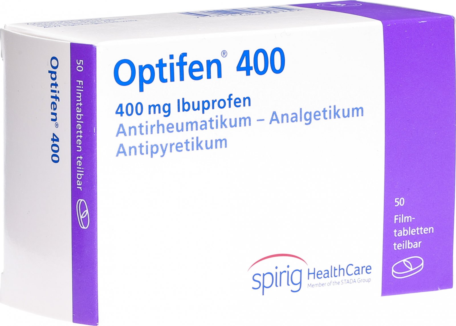 OPTIFEN cpr pell 400 mg 50 pce