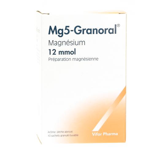 Mg5 Granoral, gran 12 mmol cassis , sach 10 pce