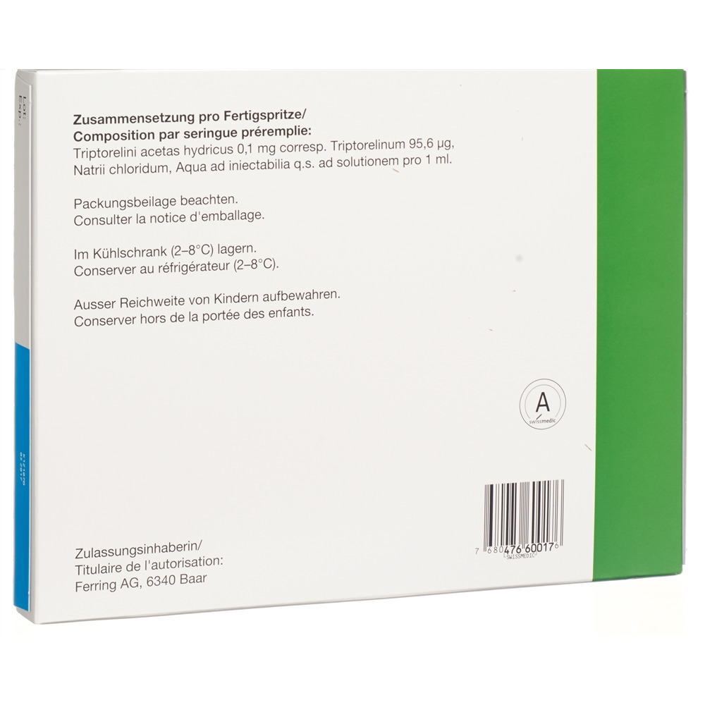 Decapeptyl 0,1 mg, Injektionslösung in einer Fertigspritze