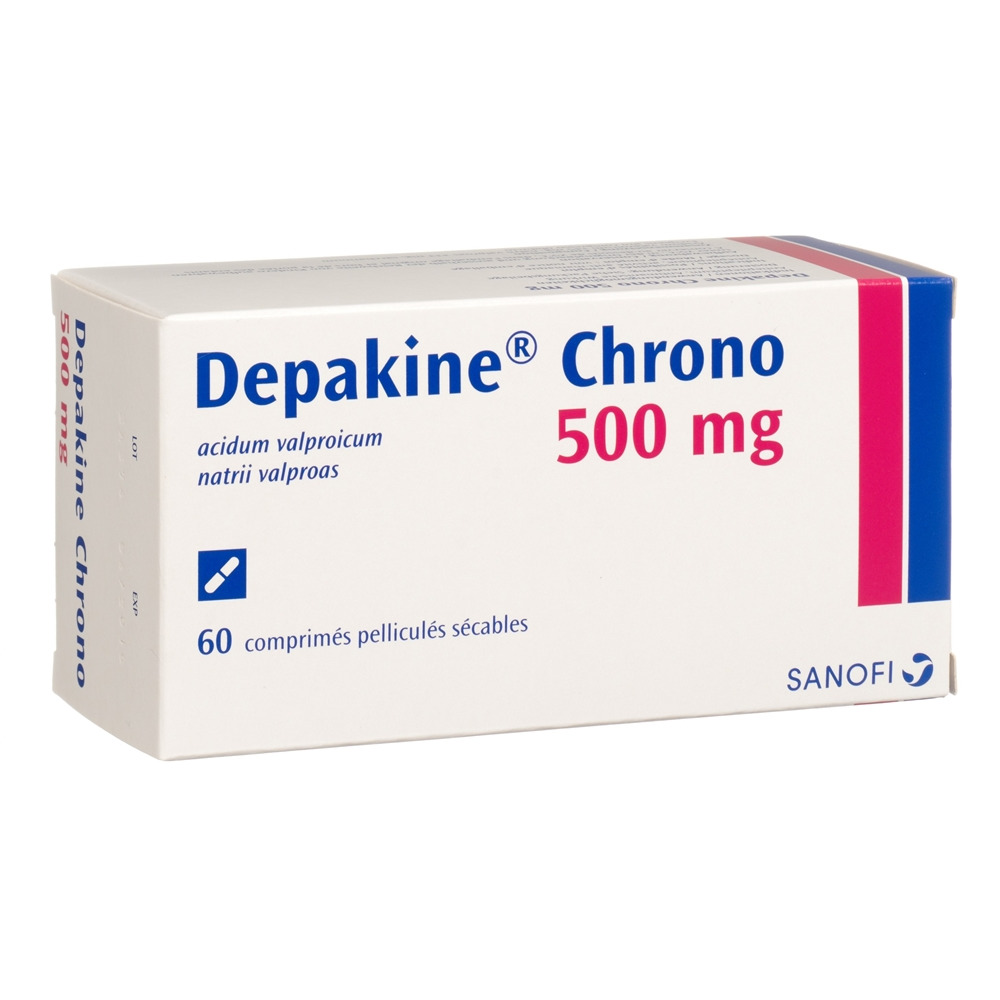 DEPAKINE Chrono cpr ret 500 mg sécables 60 pce