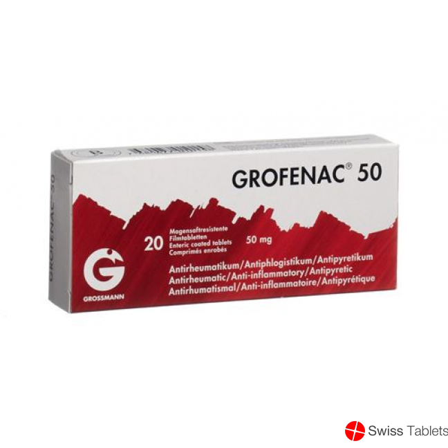 GROFENAC cpr pell 50 mg 100 pce