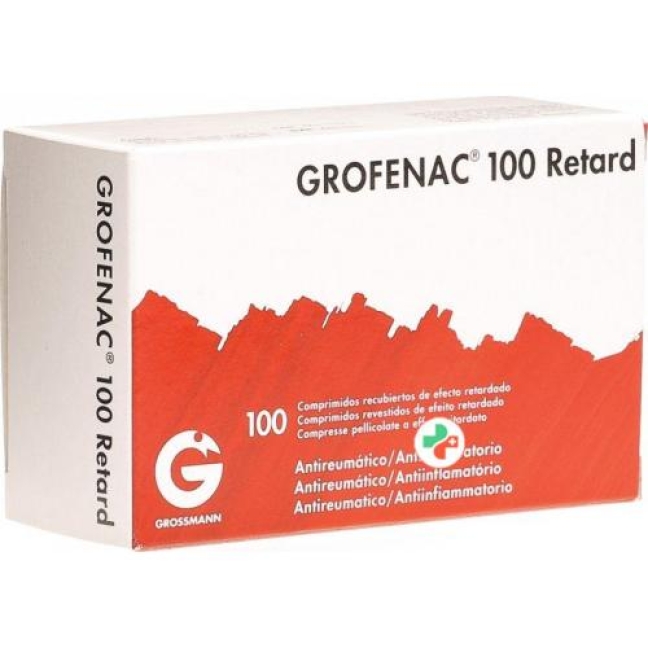 GROFENAC Retard cpr pell ret 100 mg 100 pce