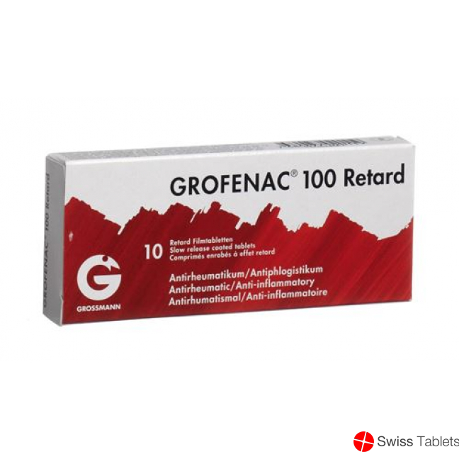 GROFENAC Retard cpr pell ret 100 mg 100 pce