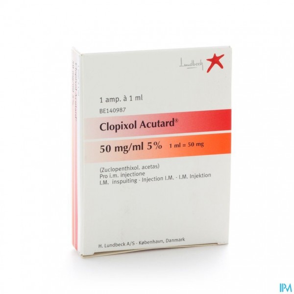 CLOPIXOL Acutard sol inj 50 mg/ml amp 1 ml