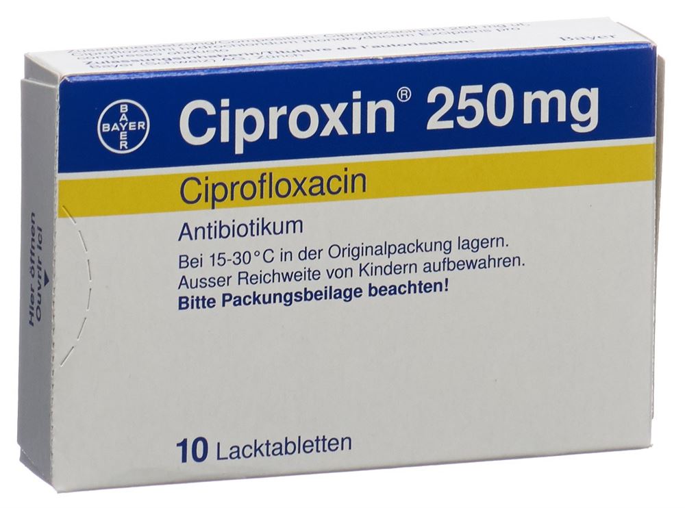 CIPROXINE cpr pell 250 mg 10 pce